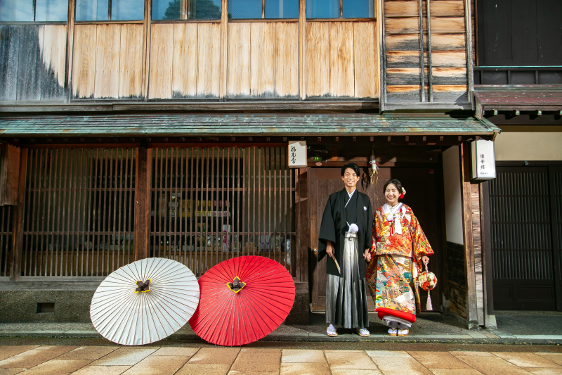 金沢市内神社挙式&前撮りセットプラン!衣装差額なし!