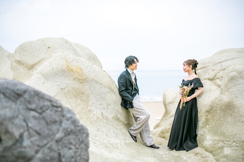 海岸撮影プラン(200カットデータ・雨天延期も無料！)衣装追加料なし！ウユニ塩湖の様なリフレクションや愛車との撮影も人気♪