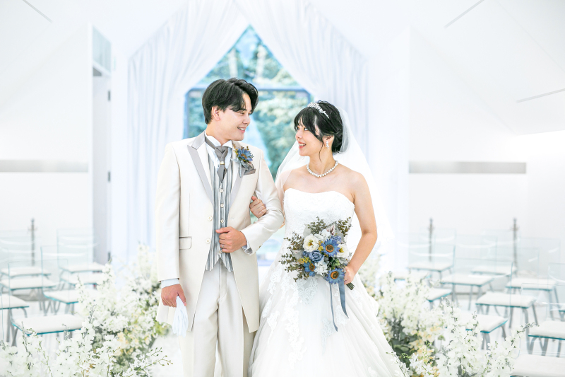 チャペルフォトウェディングプラン♪(リングフォト付き!)衣装差額なし!