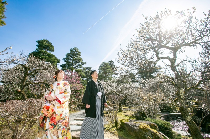 2・3月限定!兼六園梅林フォトプラン♪(2月末まで土日料金・商品50%OFF!)