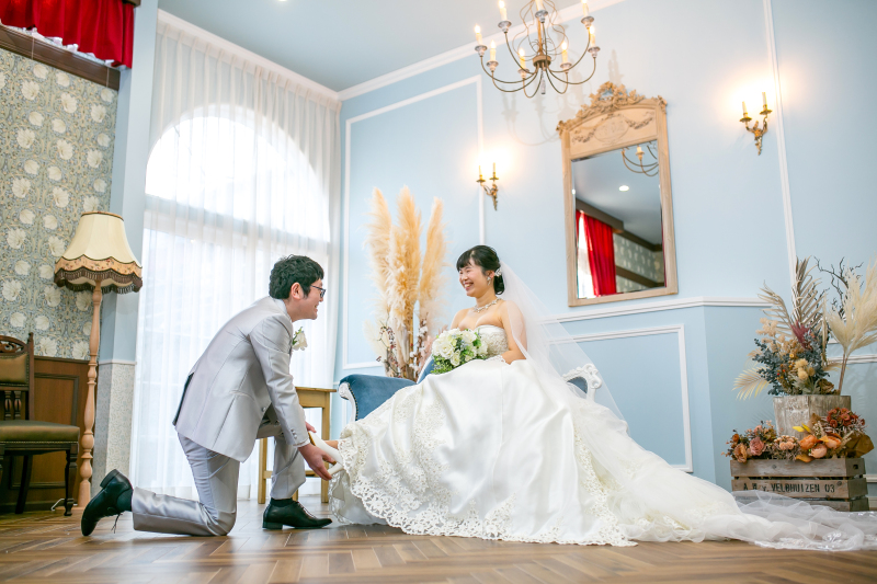 ドレス・タキシードお持ち込み!シンプル撮影プラン【スタジオ撮影全カット200枚データ付き】