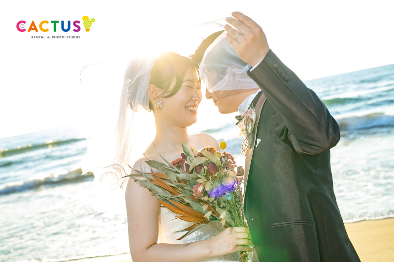 海岸ロケーションフォトプラン・全データ(200カット・雨天延期無料!)衣装グレードアップ料金なし!