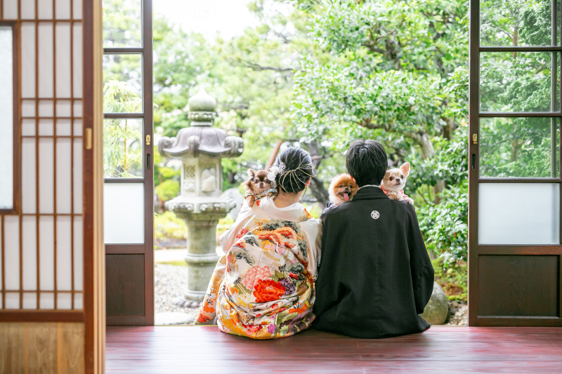 ペット撮影可!データ200枚込み!和室庭園撮影プラン(雨天延期無料)