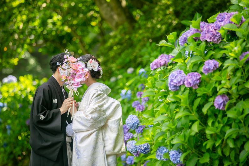 6月末までのお申し込み限定!紫陽花ロケーションフォトプラン♪(雨天延期無料・土日祝¥11,000割引あり)