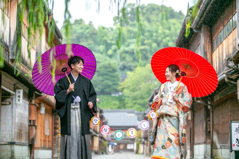 金沢観光名所満喫プラン(兼六園・ひがし茶屋街・和室庭園)雨天延期無料・衣装差額なし！