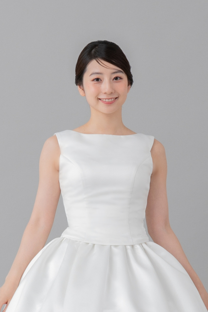 セパレートドレス　ボートネック&times;プリンセスライン