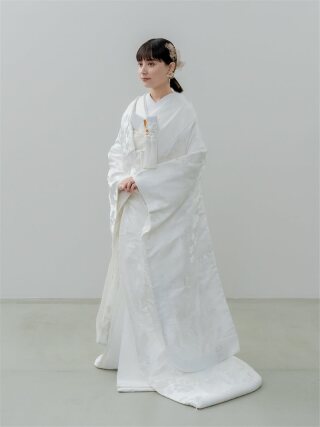 白1015 秋草に鶴 