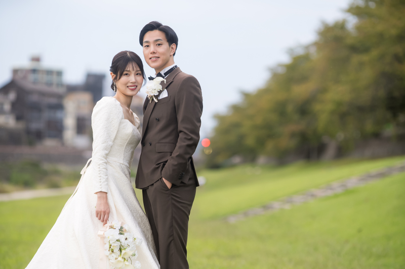 結婚式の前撮りに!