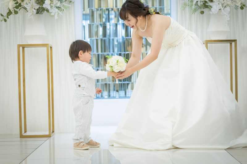 ブーケをママへ