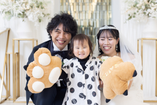 お子様と一緒に♪洋装2着フォトウェディング！