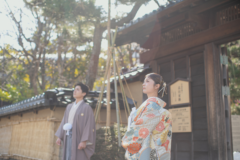 武家屋敷でのロケーション撮影