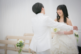 結婚式のような演出
