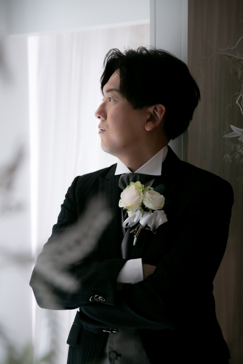 ご新郎様ソロショット