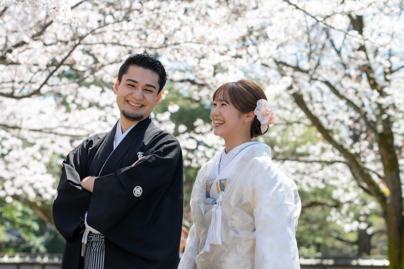 結婚式の前撮りに!