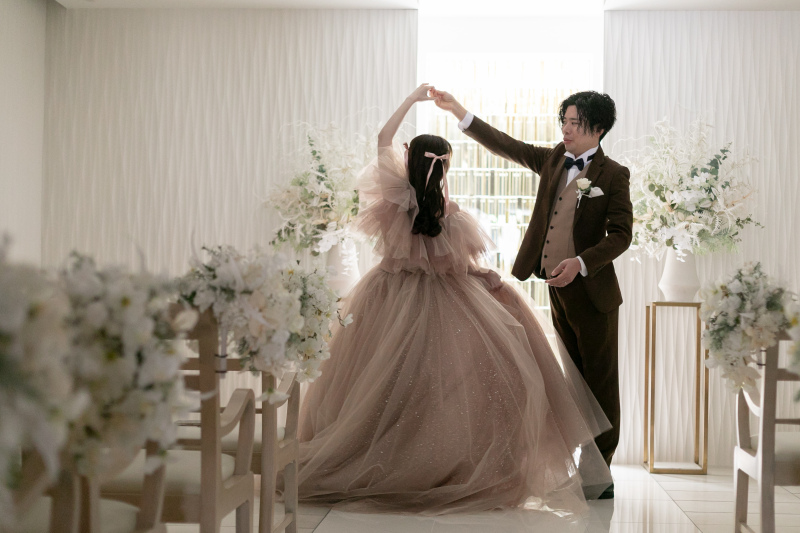 少人数チャペルでアットホームに