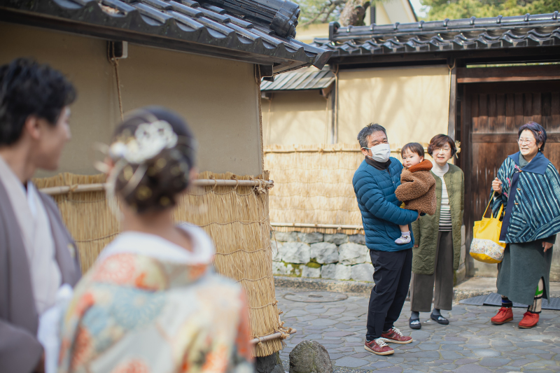 武家屋敷でのロケーション撮影