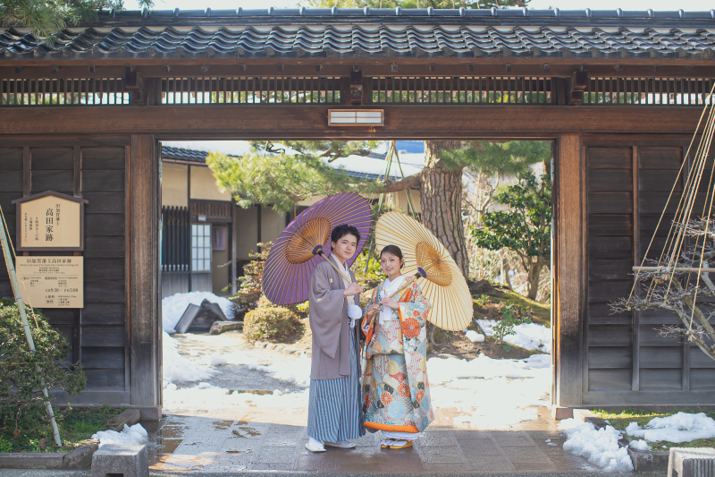 武家屋敷でのロケーション撮影