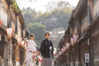 ひがし茶屋で、ロケーションフォト♪