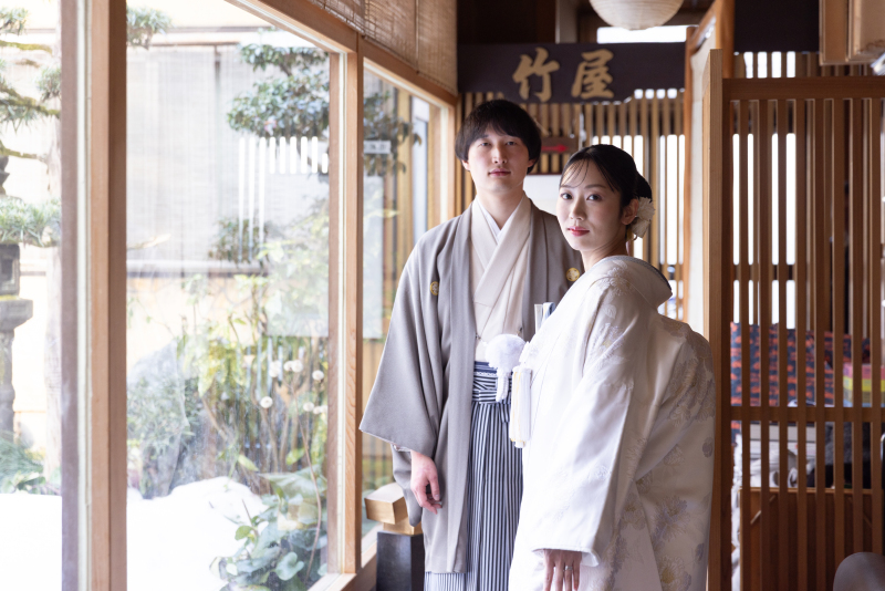 屋内で残す雪景色