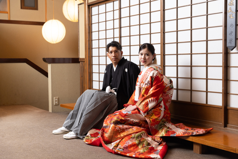 縁側風な撮影も！