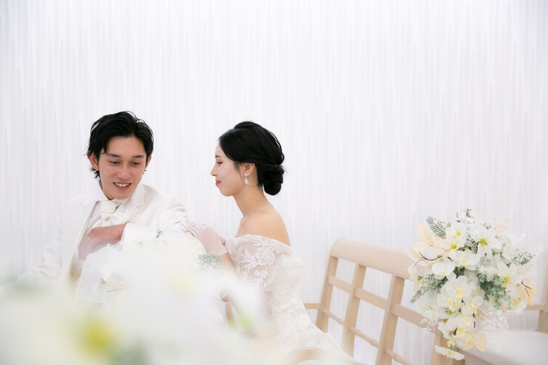 自然体のおふたりの様子も…