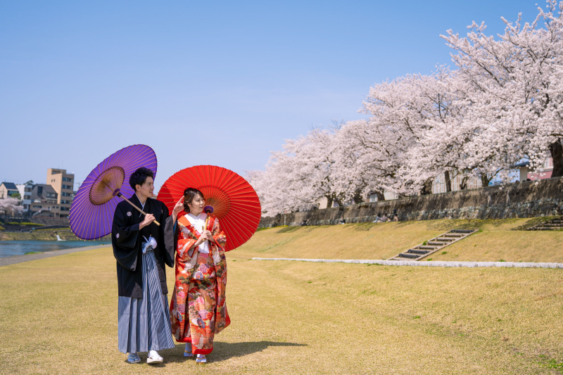 王道の和装写真