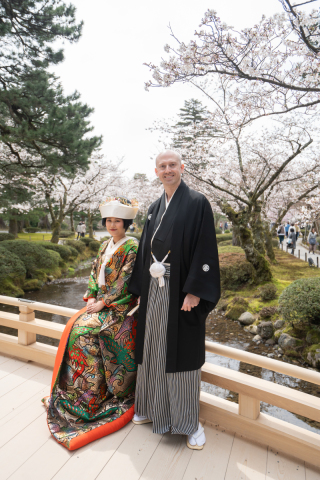 神社式前に～桜✿ロケーションフォト♪