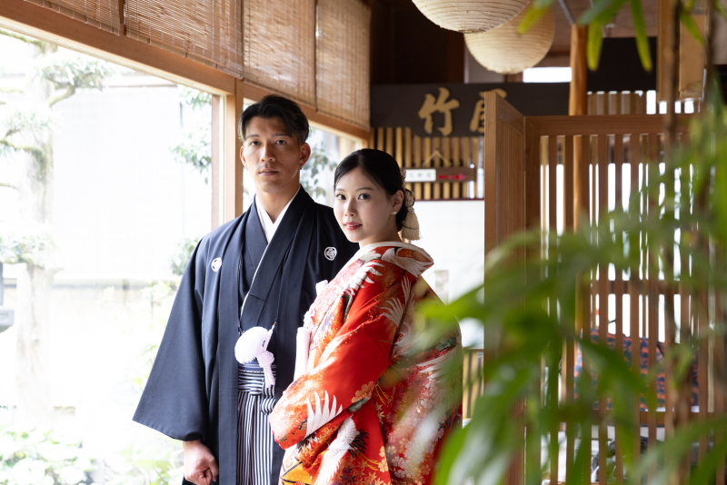 自然光がお2人の晴れ姿を照らします！