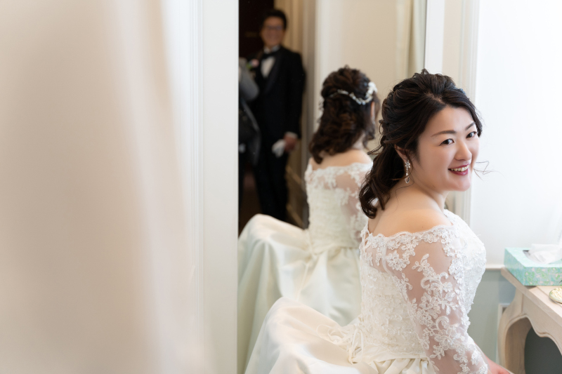 洋装へチェンジ