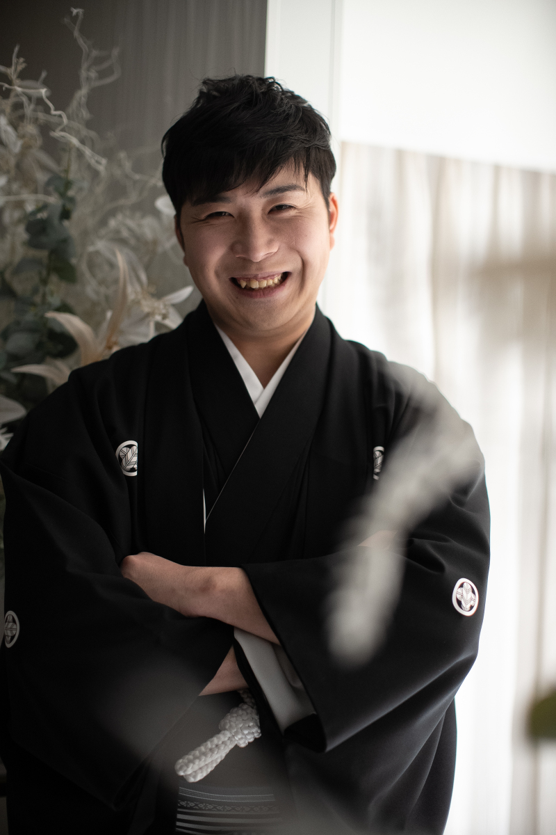 ご新郎様ソロショット♪