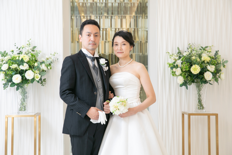 さ、おふたりの写真撮影!