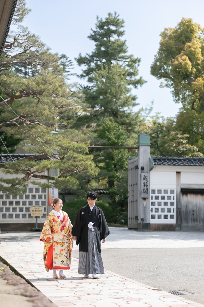 兼六園でロケーションフォト♪