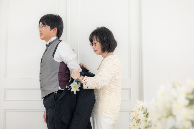 家族と誓うフォトウェディング