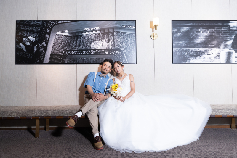 自分達らしい装いで残す一枚