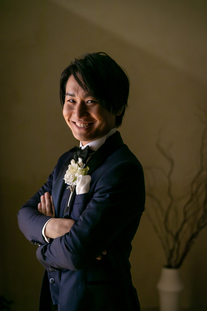 ご新郎様ソロショット♪