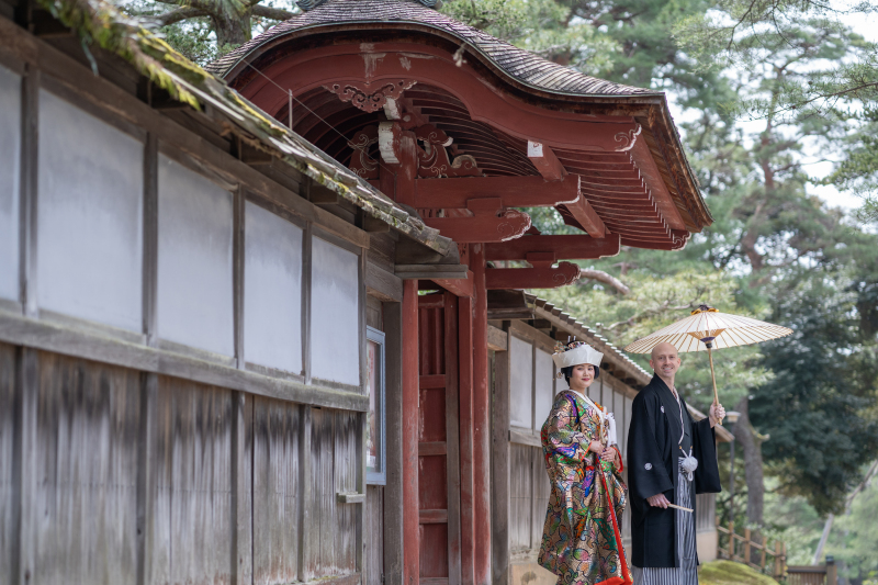 和装フォト×兼六園
