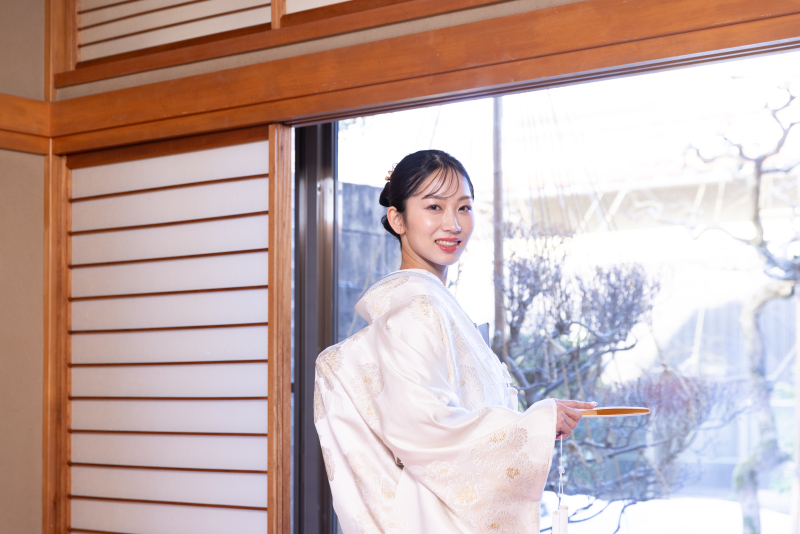 窓から見える雪景色