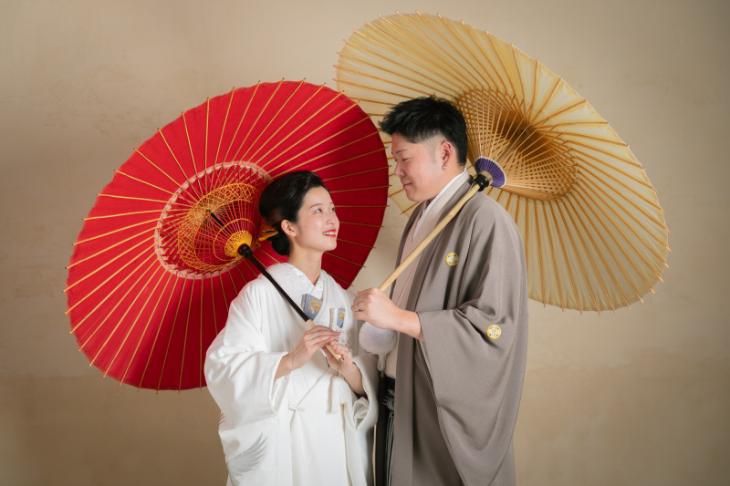 番傘を使って♪