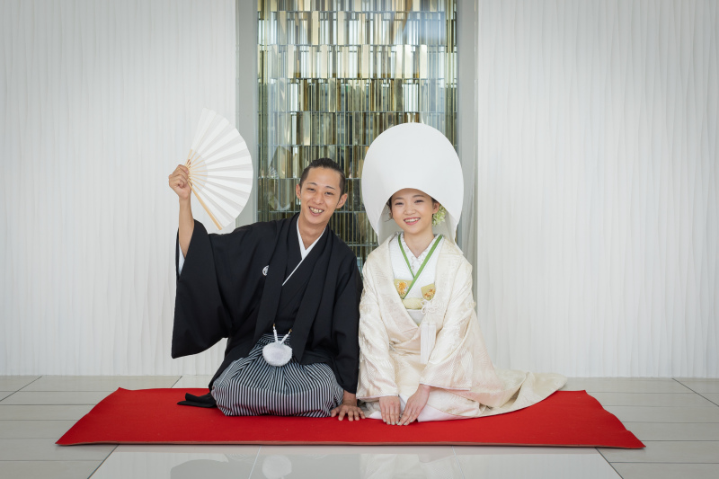 チャペルで和装ウエディングフォト!