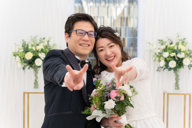 長時間の撮影も笑顔で