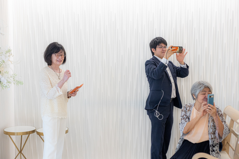 家族と誓うフォトウェディング