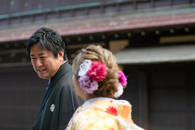 ご新郎様のエスコート