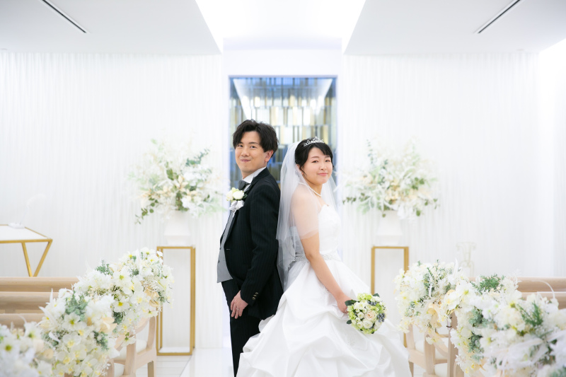 チャペルの中で…