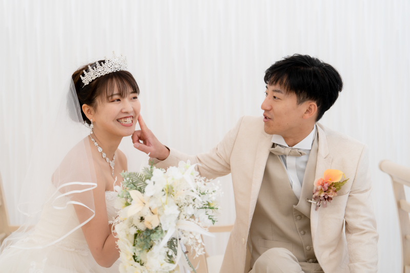 緊張もほぐれて楽しそうなお2人!