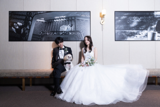 愛犬、ご家族様と残すウェディングフォト