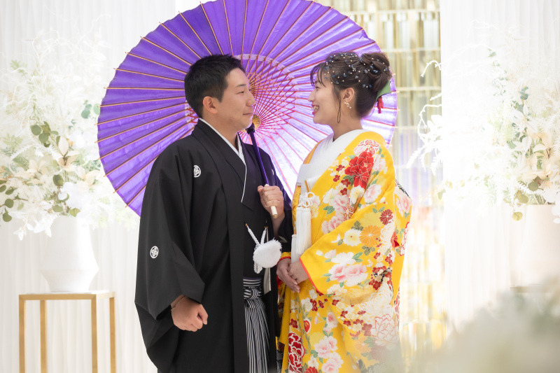 最後は、和装での撮影です!