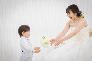 お子様と一緒にソロフォト