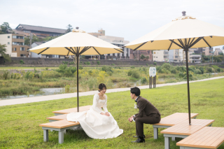 小さな結婚式 金沢店_犀川河川敷