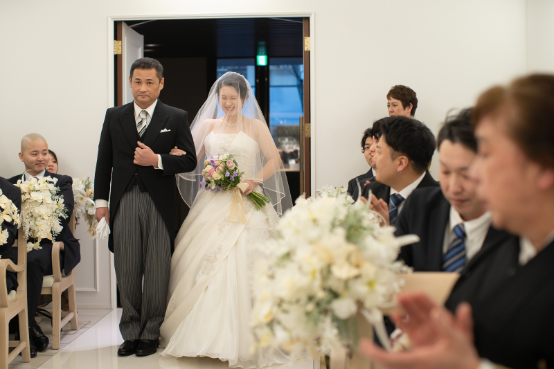 【挙式風チャペルフォト】基本料金50%OFF　ドレス1着プラン｜50データ・花嫁ヘアメイク込＊91,000円→56,500円