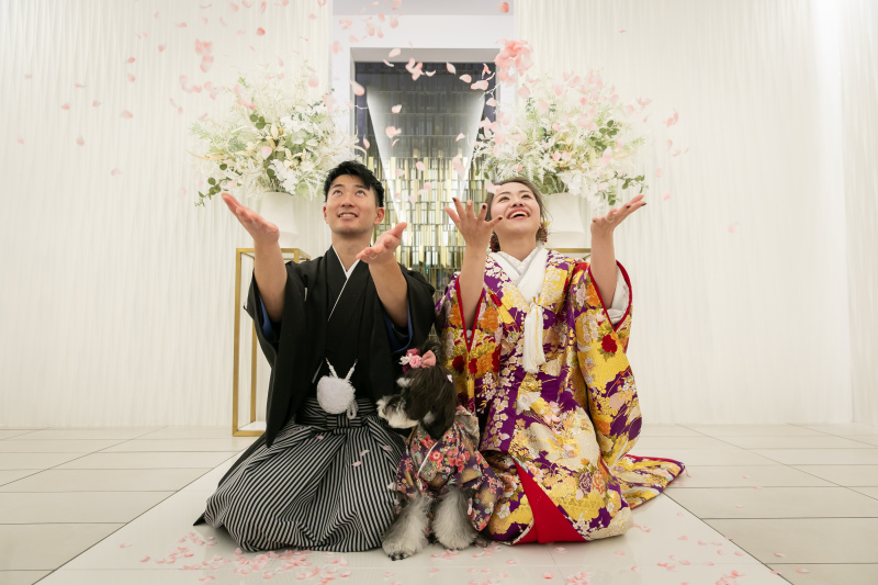 ◆基本料50%オフ◆和装２着_チャペル＆スタジオフォトプラン｜全データ付き☆スタジオ使用料込み